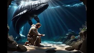 قصة يونان النبي والحوت في الكتاب المقدس بالذكاء الاصطناعي صوم نينوى وصوم يونان 