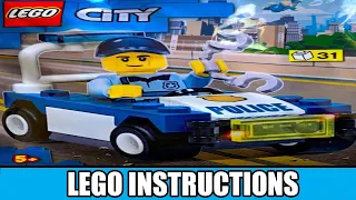 LEGO Instructions | LEGO City | 952201 | Policeman with Car (LEGO Magazine)