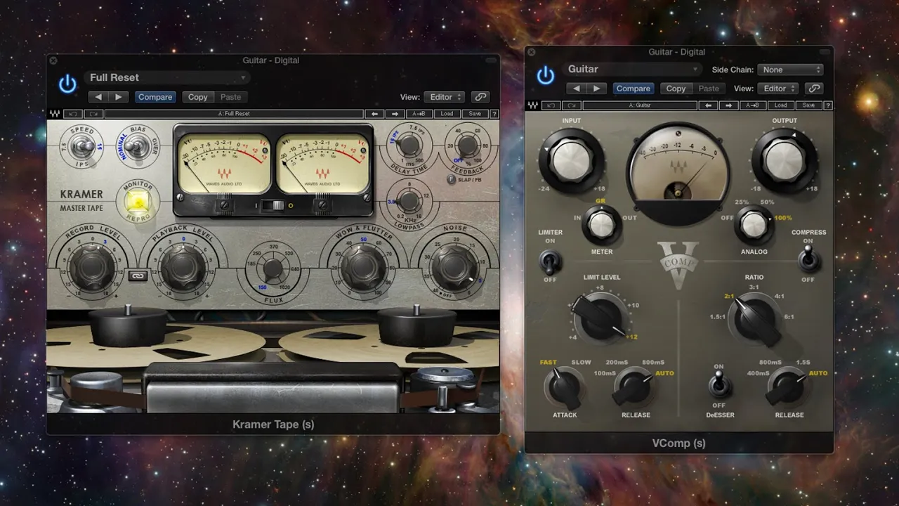 Waves Audio Kramer Master Tape vs. Reel to Reel Analog Tape - A Shootout!