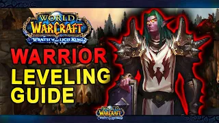 WOTLK Classic Warrior Leveling Guide Talents Tips Tricks Rotation Gear