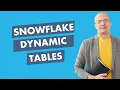 How to transform data in Snowflake Use Snowflake Dynamic Tables like a pro