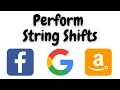 perform string shifts leetcode perform string shifts python leetcode amazon interview question