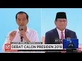 Full Debat Kedua Capres 2019, Joko Widodo dan Prabowo Subianto