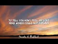 Simply Red  - You make me feel brand new    (Lyrics)