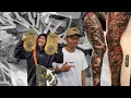 Download Lagu AMAZING GANGBANG JAPANESE STYLE TATTOO 2 SESSIONS - FULL LEG TATTOO [ FULL VIDEO ]