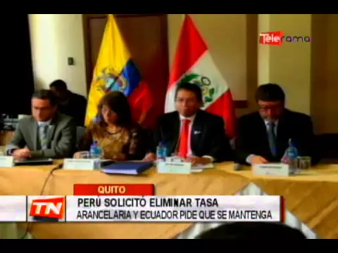 Perú solicitó eliminar tasa arancelaria y Ecuador pide que se mantenga