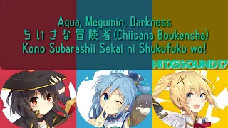 Download [ROM/ENG/CODED] Aqua, Megumin, Darkness - Chiisana Boukensha | KonoSuba ED MP3