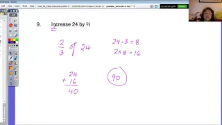 a Value by a Fraction