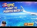 The COMPLETE Flight Experience in 4K FLL to San Juan Unedited