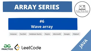Arrays Series - Wave array