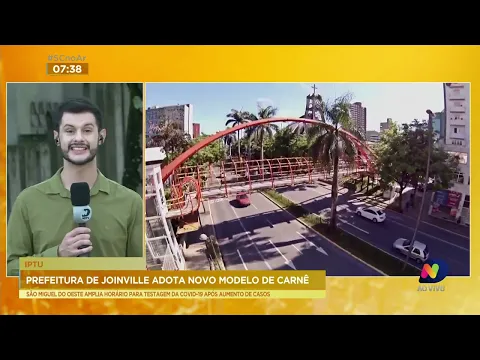 Prefeitura de Joinville adota novo modelo de carnê para pagamento de IPTU