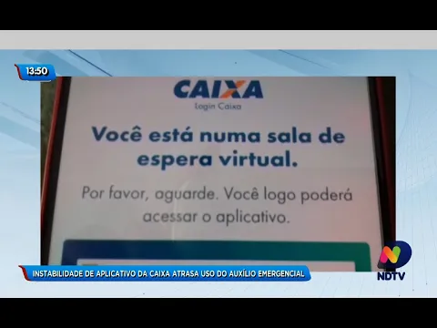 Instabilidade de aplicativo da Caixa atrasa uso do auxílio emergencial