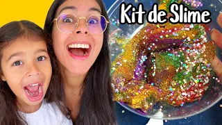 Kit de Slime con MUCHOS MATERIALES