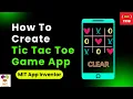 Tic Tac Toe game in MIT App Inventor 2 Step by Step Guide