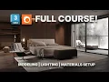 Modeling a Bedroom scene in 3ds max - 3ds Max Corona Render Full Course