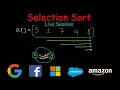 Selection sort algorithm