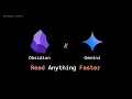 Read Anything Faster Boost Your Reading Speed with Obsidian Canvas Gemini CLI Guide Setup