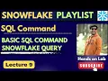 9 SQL Command in Snowflake Snowflake Playlist