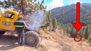 2 Vehicles Launched Off A Cliff In Idaho… My Wrecker Is Falling Apart!