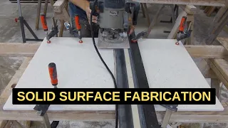 Stonia Acrylic Solid Surface Countertop Fabrication Guide