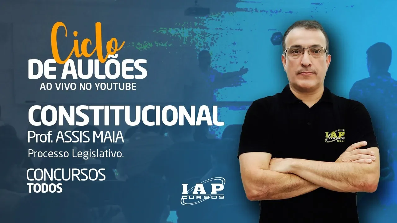 LIVE: DIREITO CONSTITUCIONAL - PROCESSO LEGISLATIVO.