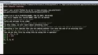 Extending Lists in Python