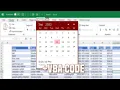 Date picker for Excel with VBA code