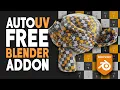 Free Blender Addon - AutoUV Generate Quick UV Maps