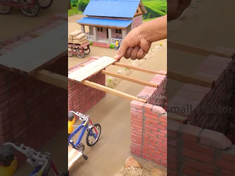 diy mini overhead bridge constructions @Small_Creator01