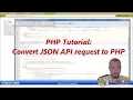 How To Convert JSON API Request PHP
