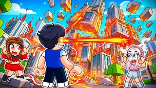 I Spent $956,765 for MAX LEVEL In Roblox LASER DESTRUCTION!