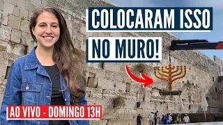 AO VIVO DO MURO DAS LAMENTAÇÕES! Israel com Aline