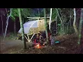 Download Lagu camping hujan deras membangun shelter helikopter di hutan dan bermimpi terbang di atas awan