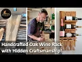 Build a Wall-Mounted Wine Rack Salvaged Oak Transformed into Functional Art with Classic Bowties
