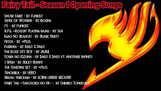 Fairy Tail Season 1 Opening Songs 