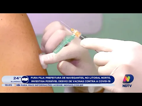 Prefeitura de Navegantes investiga possível desvio de vacinas contra a Covid-19