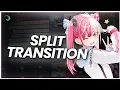 split transition Alight motion - Tutorial AMV