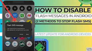 Flash SMS FIX How To Disable Flash Messages In Android Permanent FIX to DISABLE Flash Messages