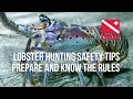 Prepare and know the rules - DAN lobster mini season safety tip