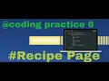 Javascript coding practice 6 Recipe page nxtwave ccbp 4 0