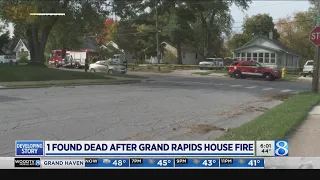 1 found dead after Grand Rapids house fire