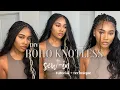 014 HOW TO DIY BOHO - IN QUICK XS Boho Knotless w human hair technique FT YWIGS