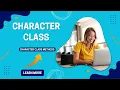 Character Class in Java - Presented by ScopeTech Software Solutions