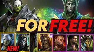 NEVER BEFORE SEEN PROMO Artak Pelops AND Vallaryn FOR FREE RAID Shadow Legends