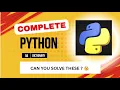 Dictionary in Python Complete Guide by Problem Solving Approach