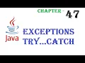 Exceptions Try Catch - Java tutorial