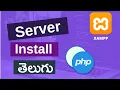 2 Installing PHP server and run first PHP program in telugu PHP tutorials for beginners