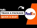 Fedex - How to Track A Package