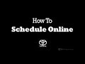 How to schedule service online for your Toyota