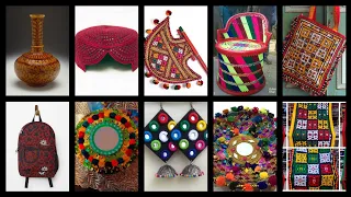 traditional pakistani sindhi decoration pieces sindhi topi ajrak bags purse rilli decoration pieces